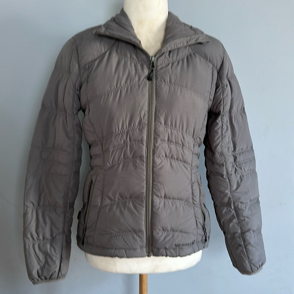 Merrel Women’s Puffer Grey Winter Jacket Size XS